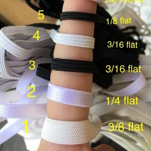 100yds Elastic 1/4 1/8 3/16 3/8 for sewing